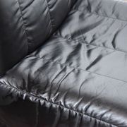 Fauteuil skaï vintage 1970