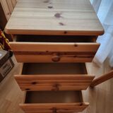 Pine bedside table
