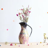 Flamed stoneware pitcher from Morvan by Gaston Gaubier