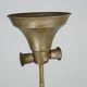 Mid-Century Italian Solid Brass Faux Bamboo Floor Lamp, 1960s