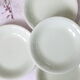 Set of 8 plates ceramic caps / hollows, Salins, vintage