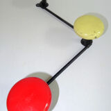 Coat rack 3 patères colors 50s