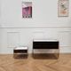 Commode / coiffeuse et chevet en plexiglass