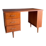 Desk 1970 - 3 drawers and tapered legs