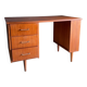 Bureau 1970 - 3 tirroirs et pieds fuselés
