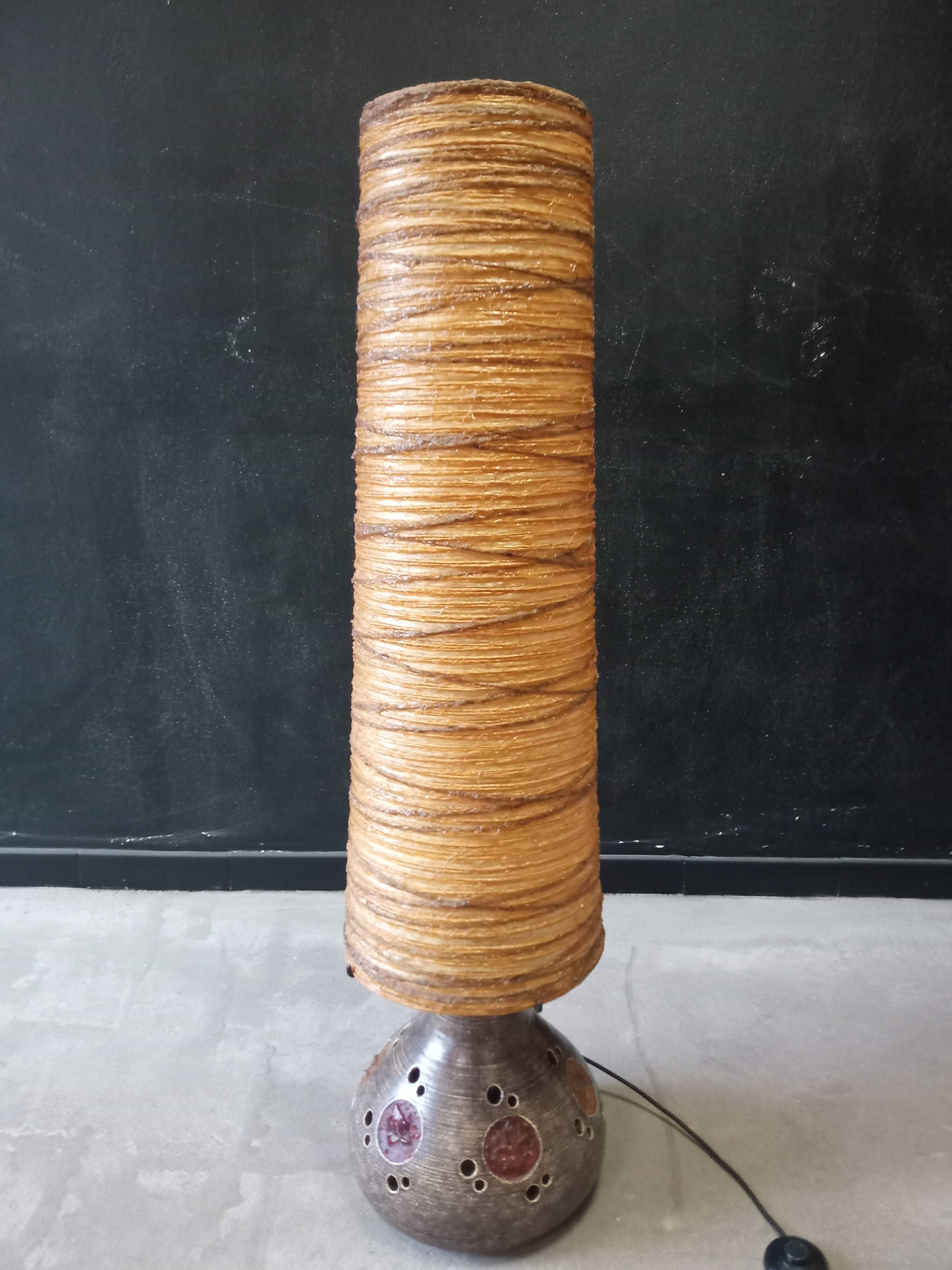 Important lamp by Georges Pelletier.