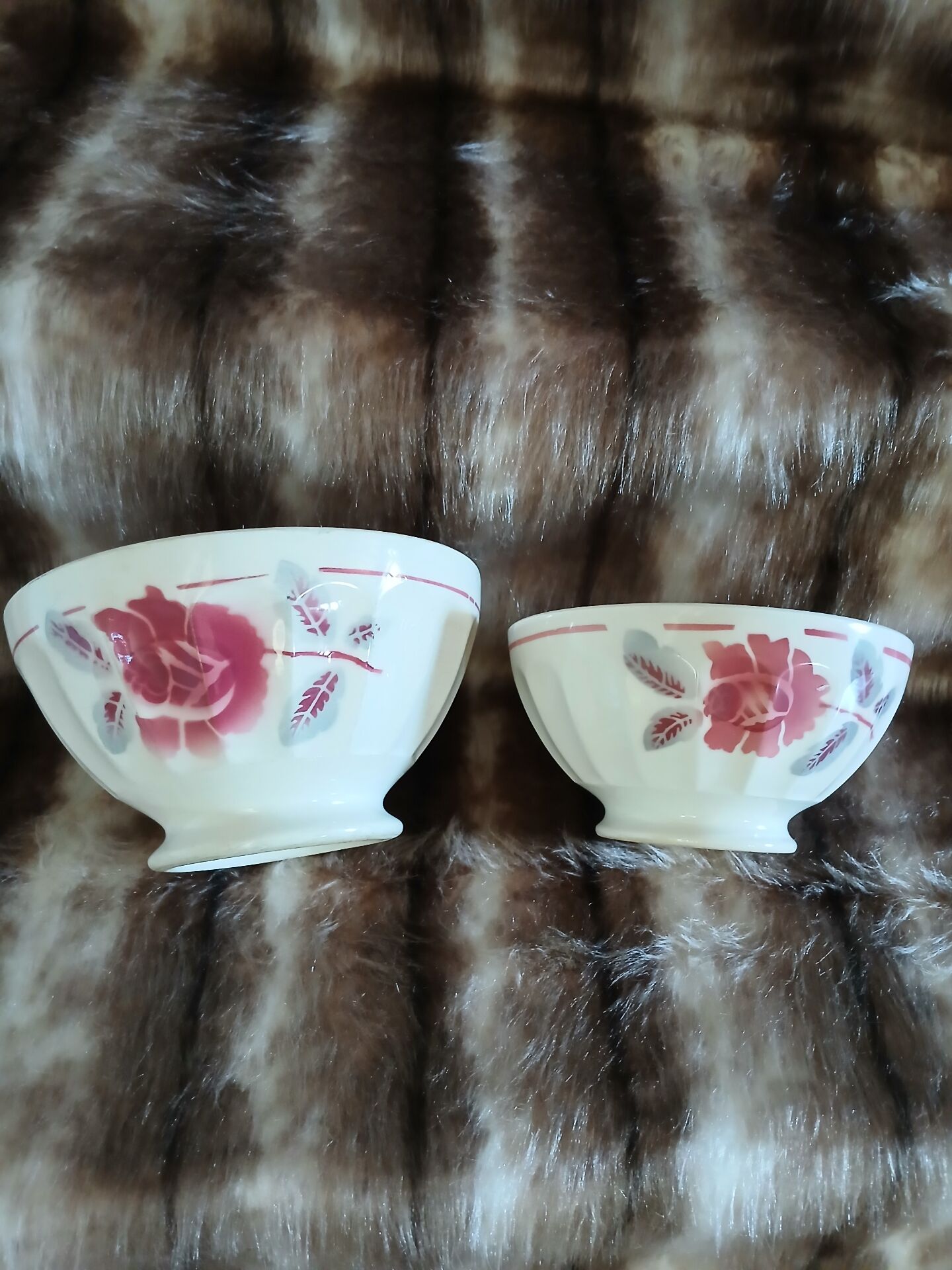 2 old canelé bowls