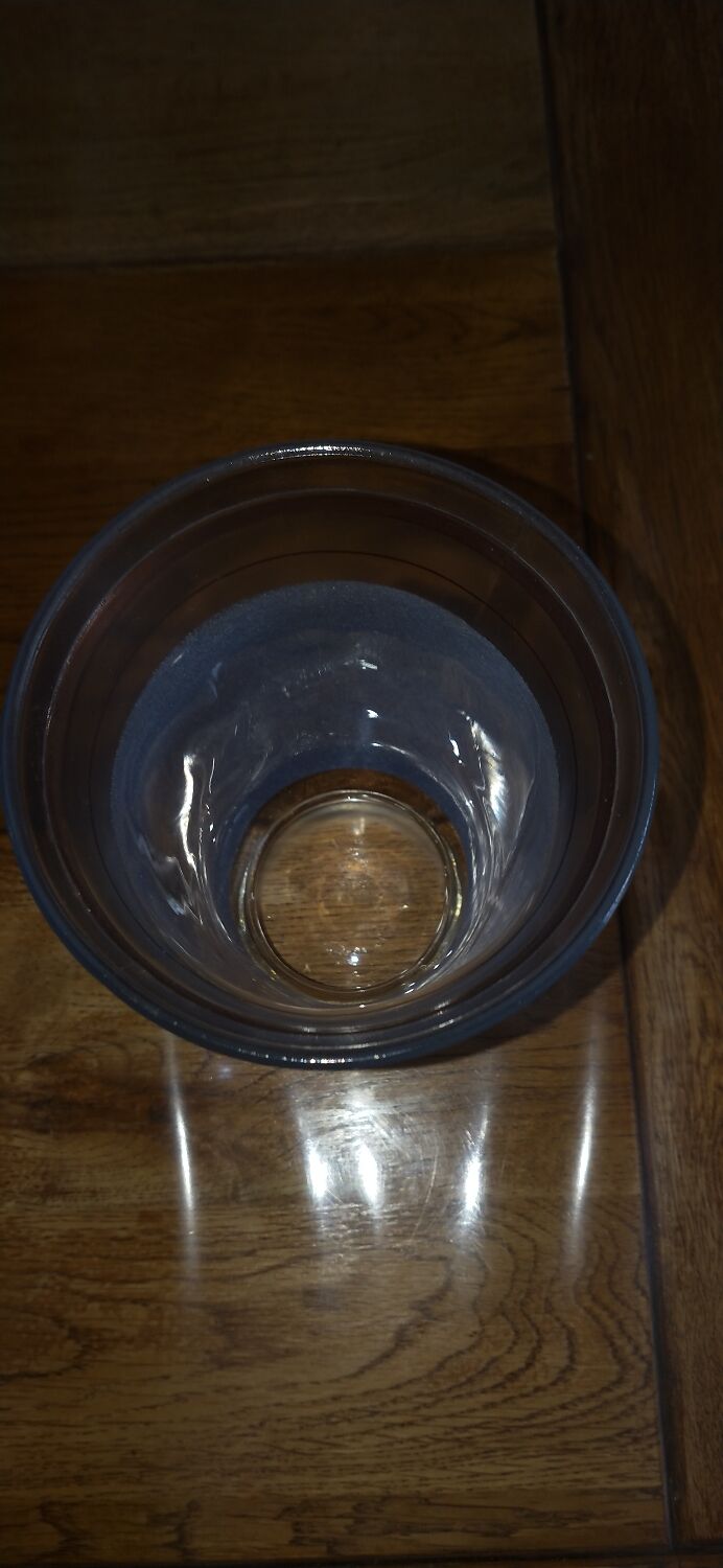 Blue granite vase