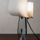 Lampada Da Tavolo Silhouette Design Table Lamp Marble & Glass 1980’s P