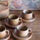 Tea or coffee service in stoneware – Brenne, Stoneware from France