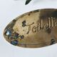 Brass plate inscription "toilet"