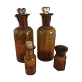 Set of apothecary vials