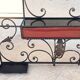1960s wrought iron coat rack wardrobe