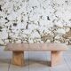 Table basse en marbre rose, 1970