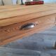 Farmhouse coffee table in solid wood, country style.