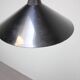Black suspension light in "Space Age" style (Czechoslovakia, 1970s)