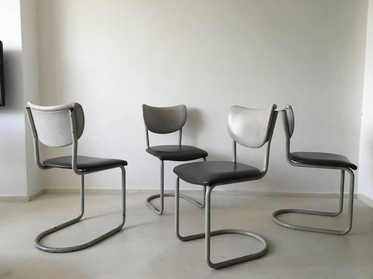 Set of 10 chairs Gebroeders de Wit for Wit Schiedam of model 2011