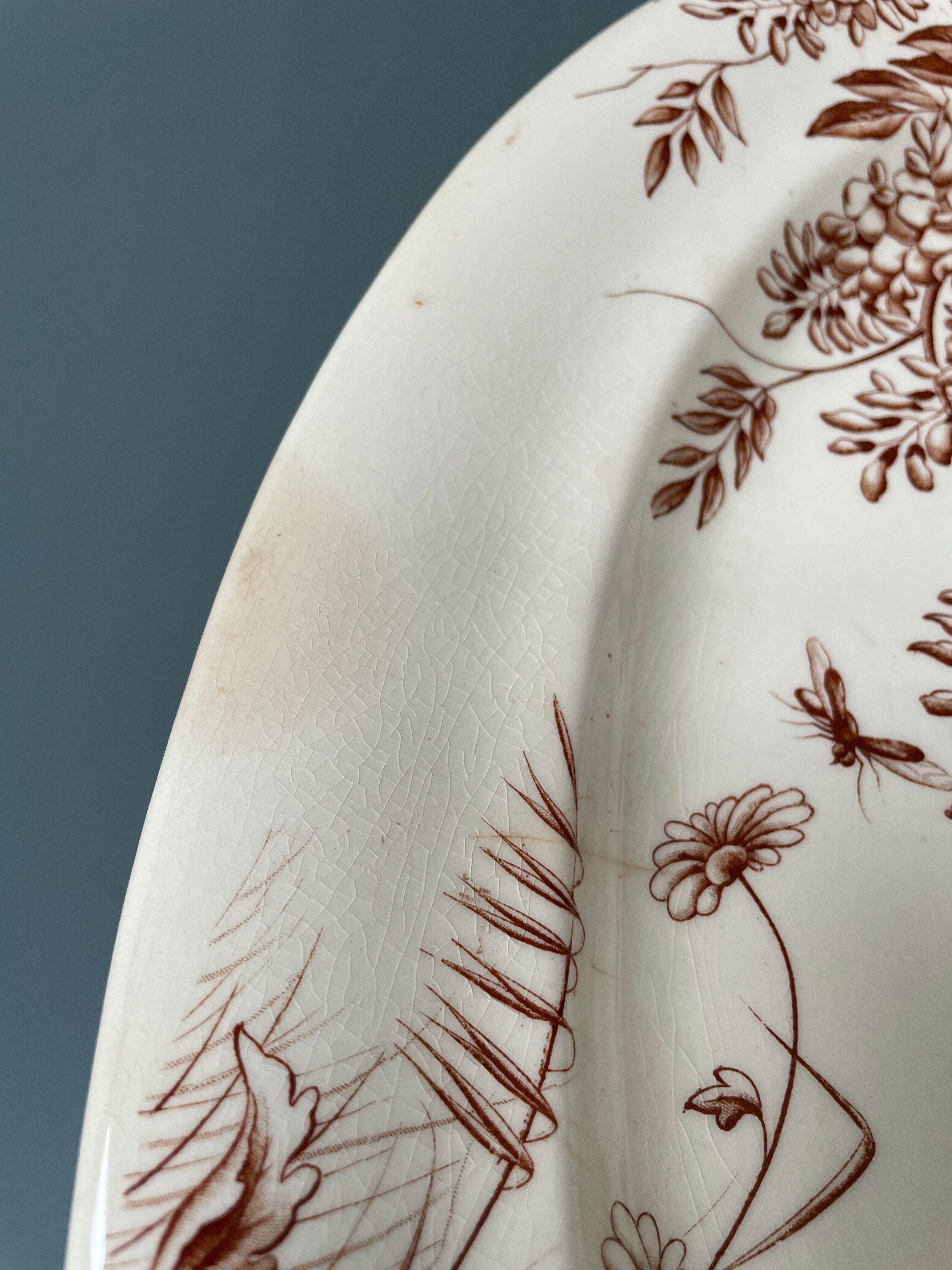 Oval flat iron earth, XIXth century