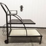 Trolley on wheels 1960 perforated metal