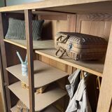 Parisian wardrobe in solid oak
