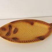 Vintage Fish Serving Plate: KIL Yugoslavia Mid-Century Tableware