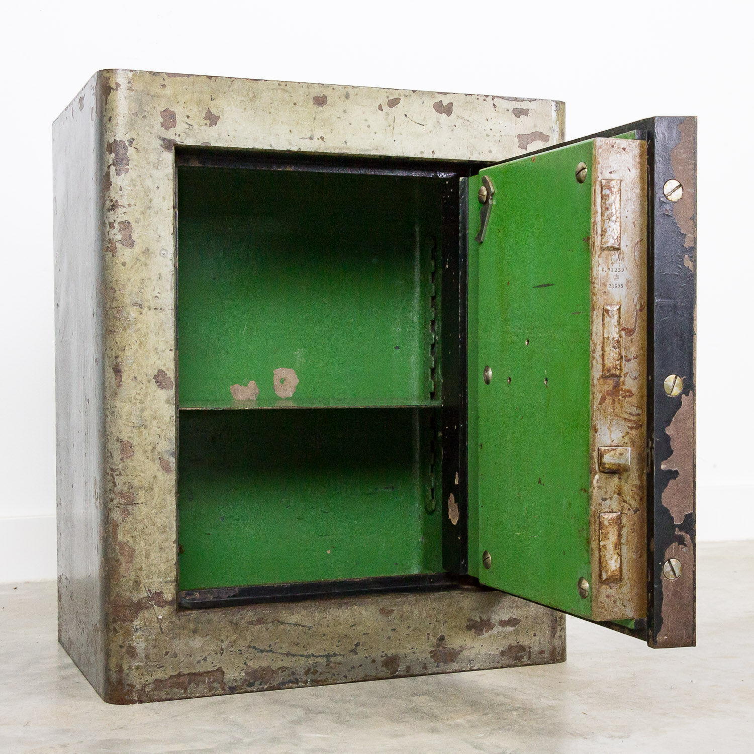 Antique safe by Fichet, Paris, 1900