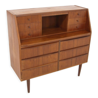 Scandinavian teak secretary, Denmark, 1960