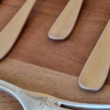 Christofle, Paris - Set of 12 table forks - Dax model - Silver-plated metal