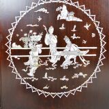 Enfilade en bois marqueté de nacre, asie, milieu xxe