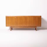 Unique mid century ULUV oak sideboard, Czechoslovakia, 1960s