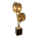 Lampe de table palmier en laiton vintage Maison Jansen, années 1970, France