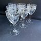 6 Saint Louis wine glasses Manon service Pantograph engraving IV