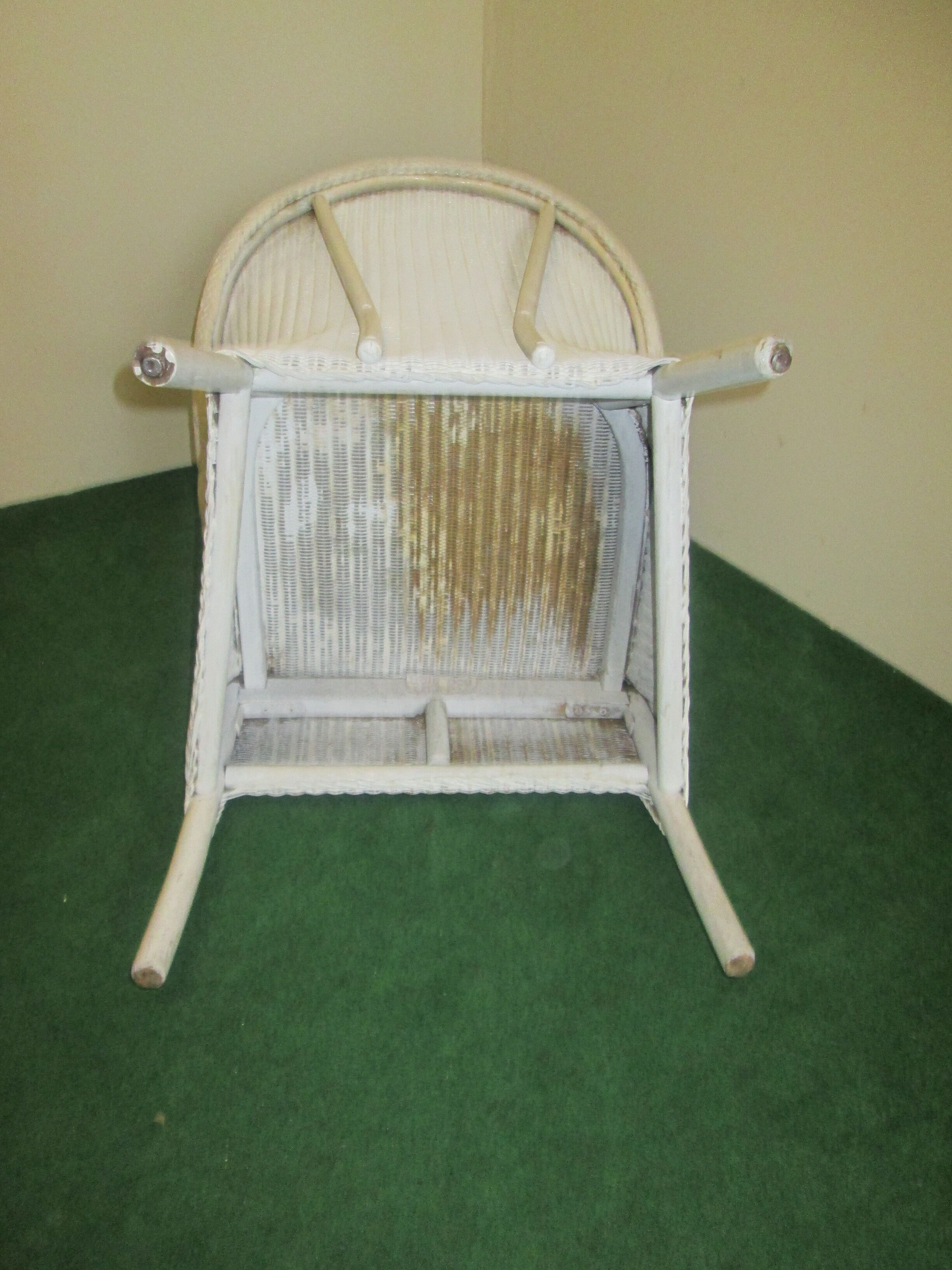 Lloyd loom armchair