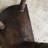 Cowhide tabouret