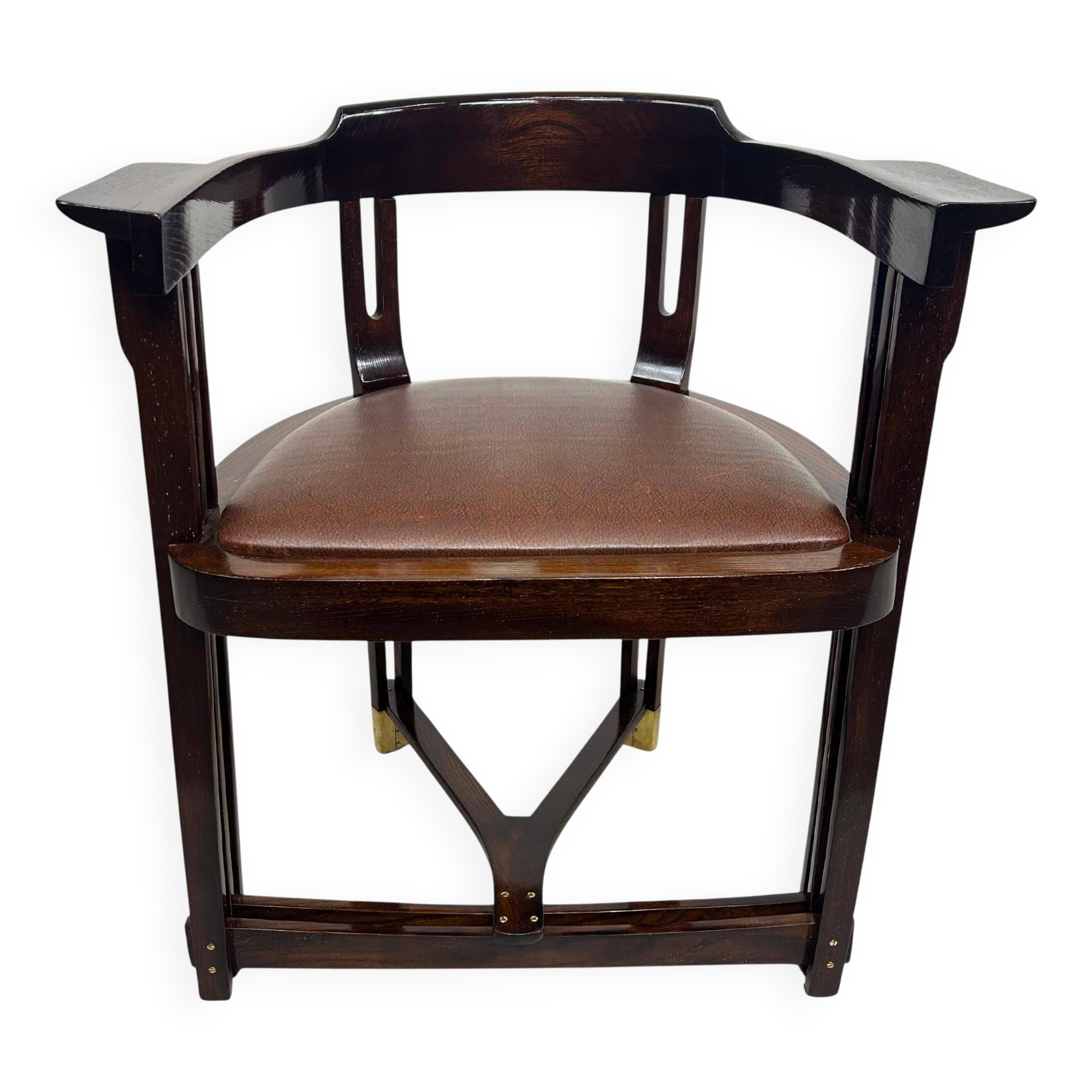 Rare Secession armchair by Anton Pospischil