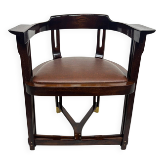 Rare Secession armchair by Anton Pospischil