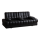 De Sede DS-85 sofa bed in black leather, Switzerland, 1960s