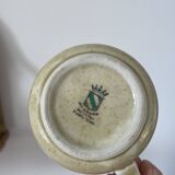 6 Weidmann Italian porcelain cups and saucers with floral design