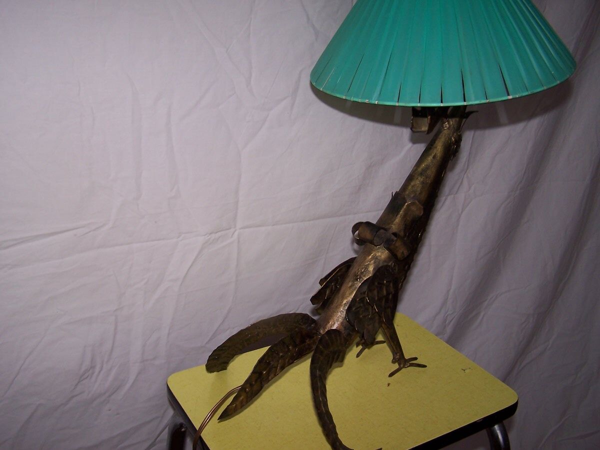Lamp Zoomorphic Rooster metal 50s