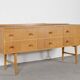 Buffet Meredew des années 50 / Commode en chêne. Vintage moderne / Re