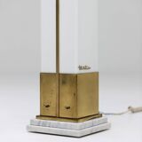 Theo Verhulst 1982 Lampadaire Palmier Perspex