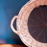 Wicker sieve basket