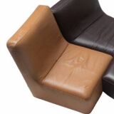 Ligne roset leather sofa Confluence model