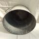 Round zinc basin with 2 handles