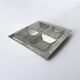 Mother-of-pearl & aluminium centerpiece, Italy, 1970s