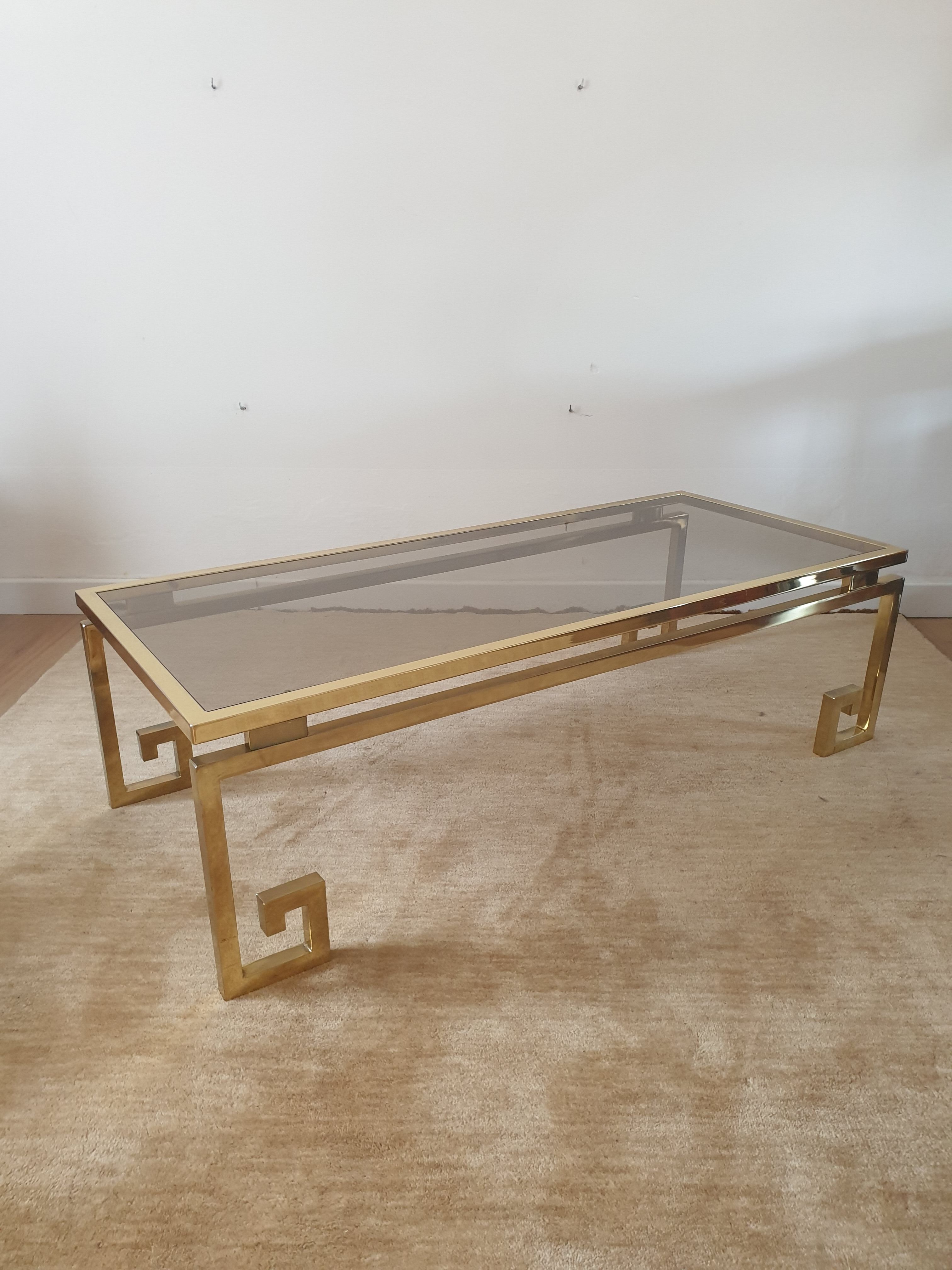 Brass coffee table