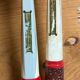 Vintage Pinguin rackets from the 1960s.