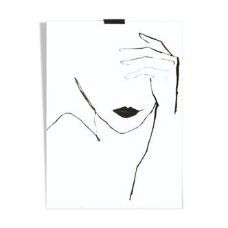 Naked woman-21 x30cm