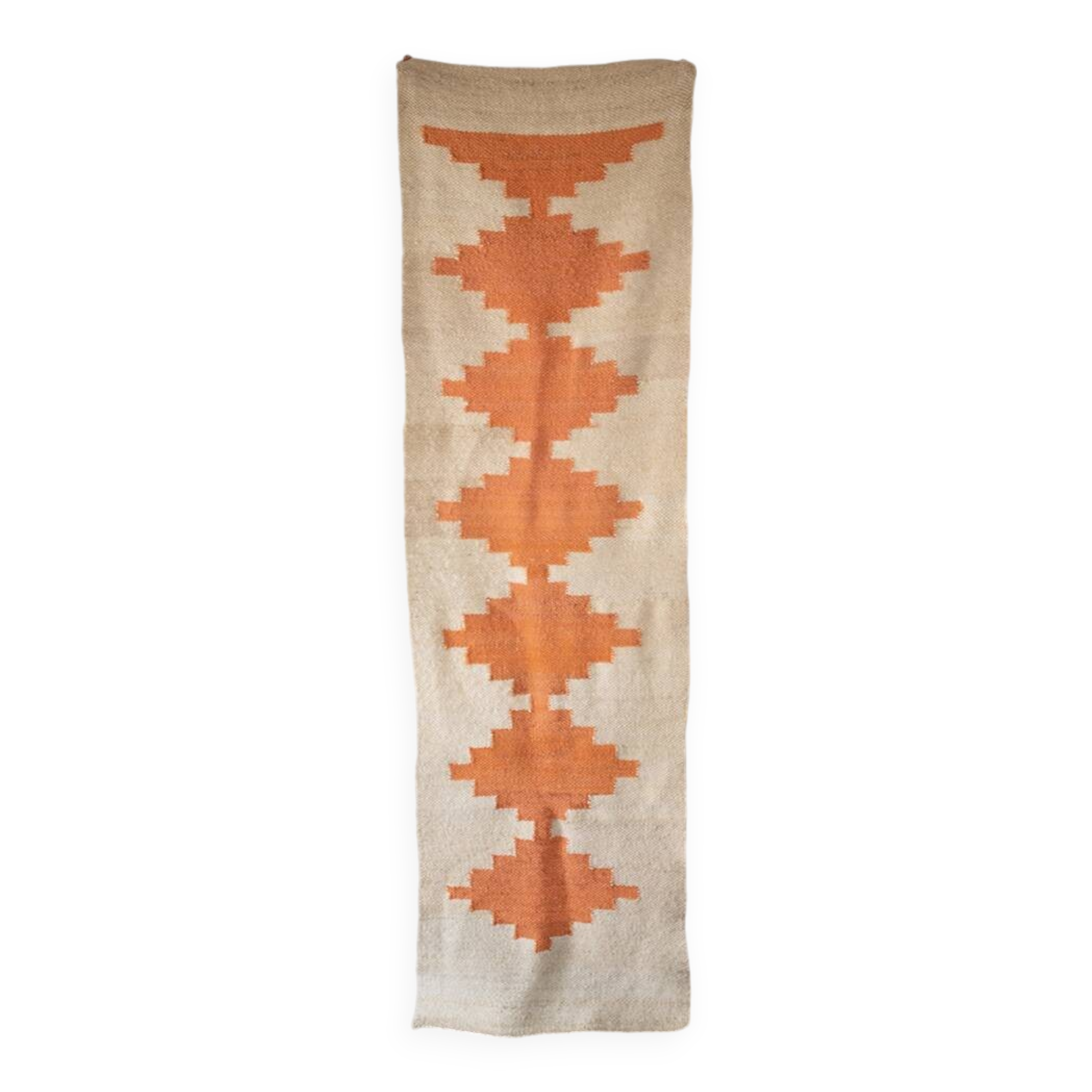 Long Argentinian rug 100% pure apricot wool