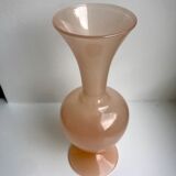 Pale pink opaline vase 40s